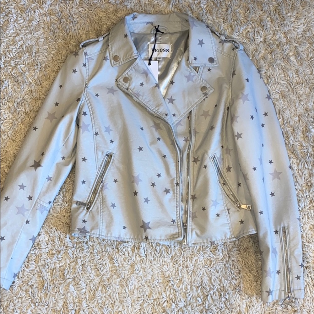 Grey star jacket sizes small and medium